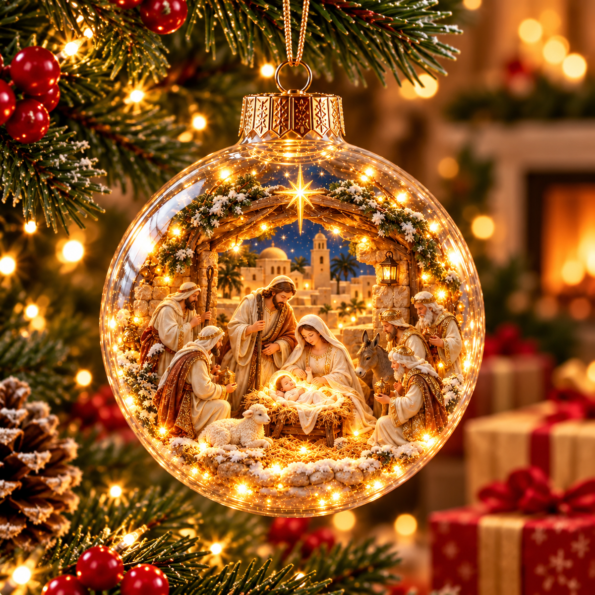 Three Wise Men Nativity ornament