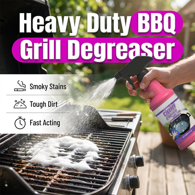 🔥HOT SALE 49% OFF🍖🧼Fast-Acting Heavy-Duty Grill Degreaser Spray✨