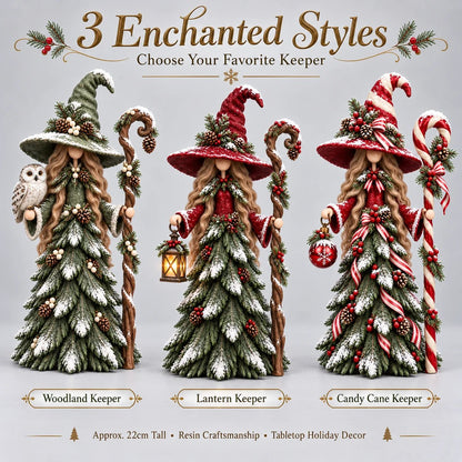 🎄Whimsical Christmas Witch Resin Figurines – Festive Holiday Collectible Decor🧙‍♀️