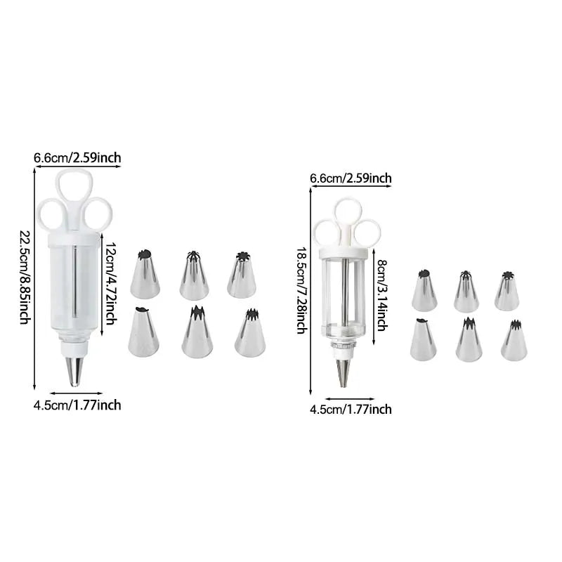 🧁 Frosting Piping Tip Set – Easy Cake & Cupcake Decorating ✨