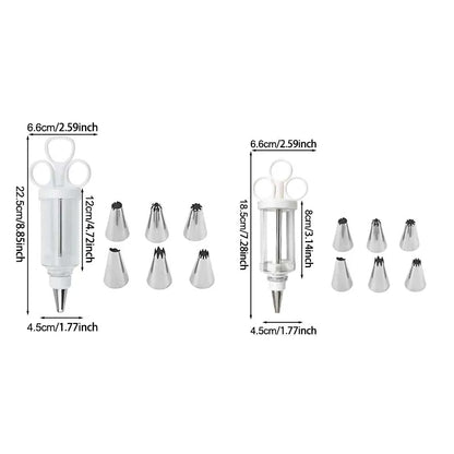 🧁 Frosting Piping Tip Set – Easy Cake & Cupcake Decorating ✨