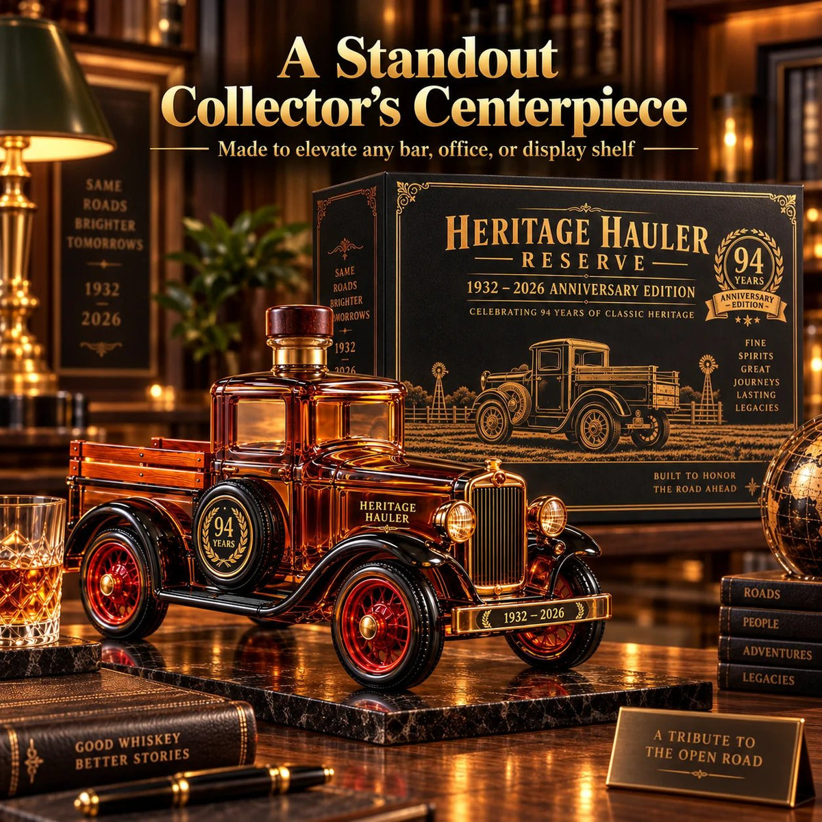 🚚 Heritage Hauler Reserve 94th Anniversary Vintage Truck Decanter
