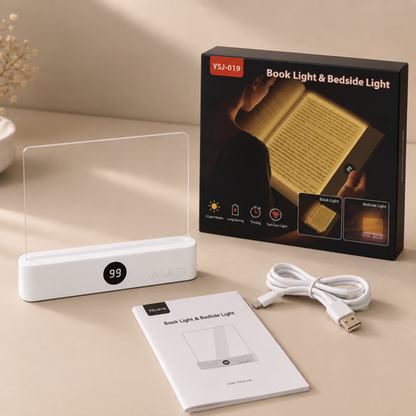 📖✨ Serene Reading Light – Soft, Cozy Illumination for Nighttime Reading