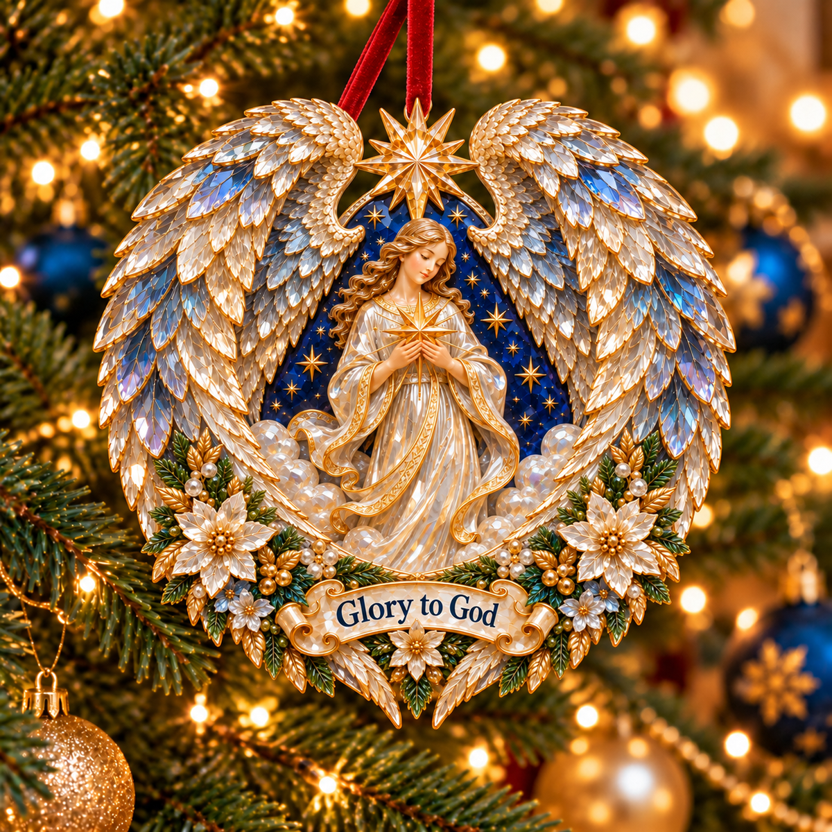 Wings of Faith – Christian Christmas Ornaments in 6 Inspirational Designs
