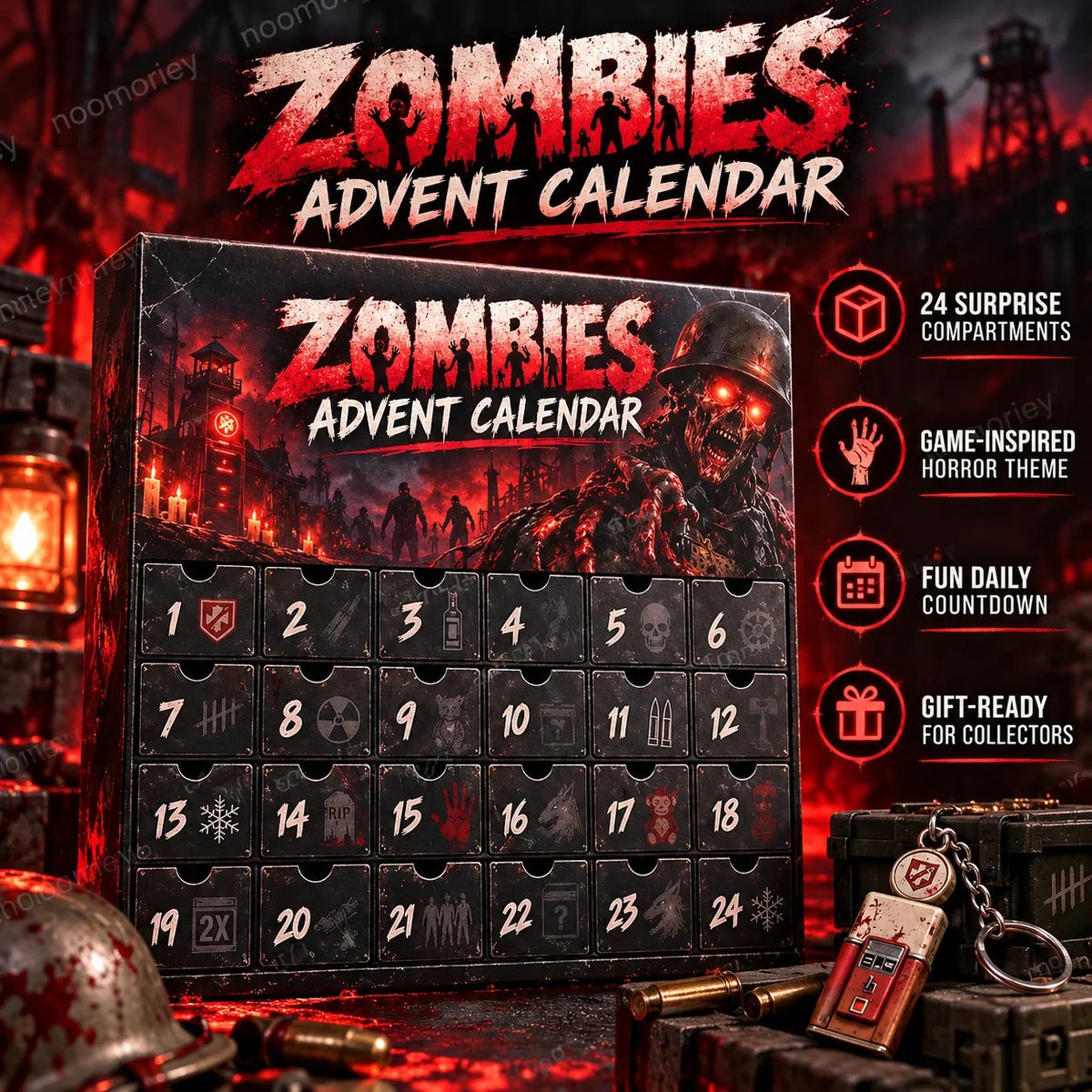 🎃 50% OFF Zombie Countdown Advent Calendar for Halloween