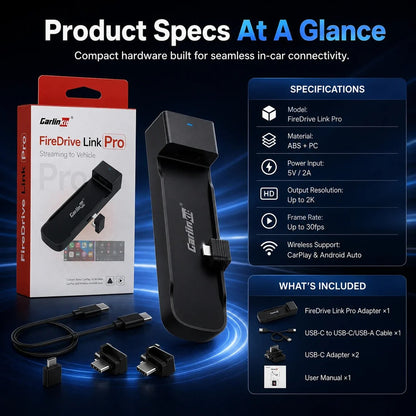 🚘Car TV HDMI Adapter & Wireless CarPlay Converter