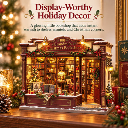 🎄 Build Your Own Grandma’s Christmas Bookshop Nook ✨