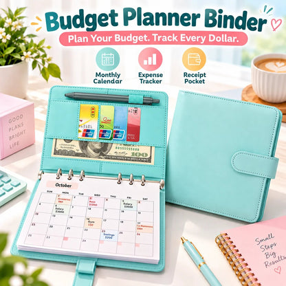 📒💰 Budget Planner Binder — Track Expenses, Save More Money!