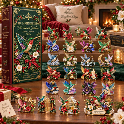 Advent Calendar 2026优化 🐦🎄 Hummingbird Christmas Garden Advent Calendar 2026 – 24 Days of Blooming Holiday Joy 🌸