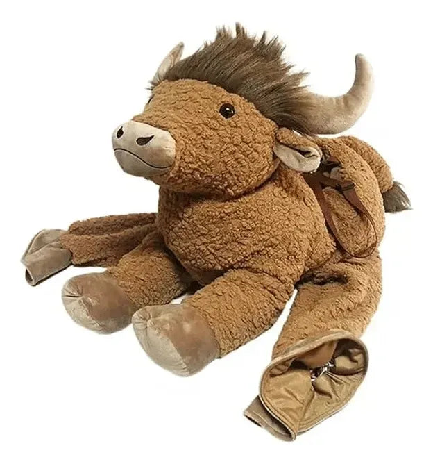Plush Bull Rider Ride‑On Kids Costume, Adjustable Harness Toddler Halloween Outfit