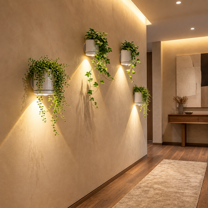 Lightweight Wall Mounted Planter for Indoor & Outdoor Plants