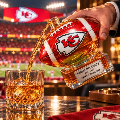 🏈👑 Football Crown Collector Bottle – A Tribute to the Team You’ve Stood By Season After Season