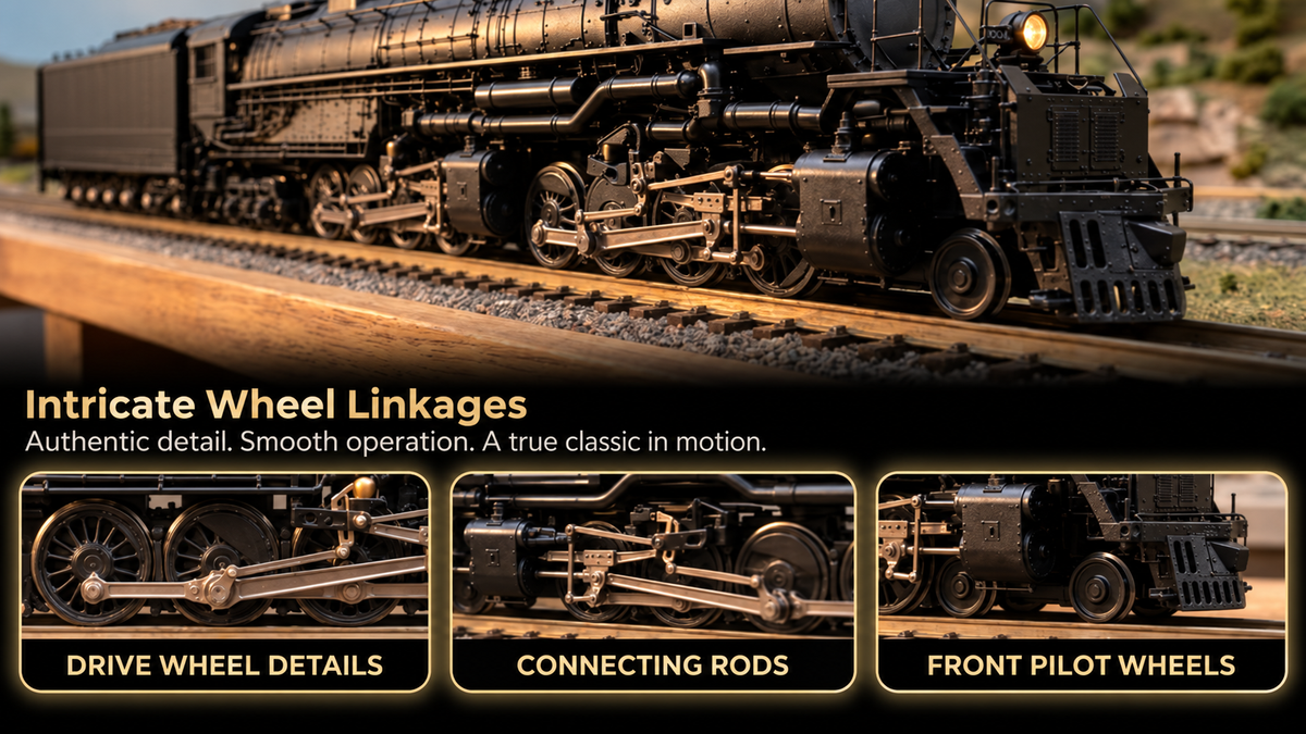 🚂 Big Boy 4014 – 85th Anniversary 3D Die-Cast Steam Locomotive Model✨