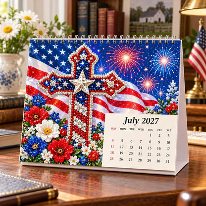 ✝️ 2027 Faith & Blessings Diamond Art Calendar – Create with Faith, Shine All Year