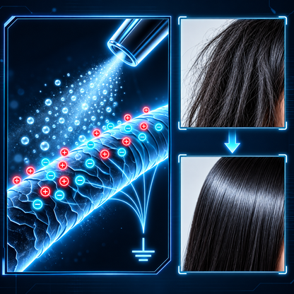 🔥 50% OFF – Electric Spray Air Cushion Comb with Gentle Vibration & Nano-Mist Hydration 💦🪮