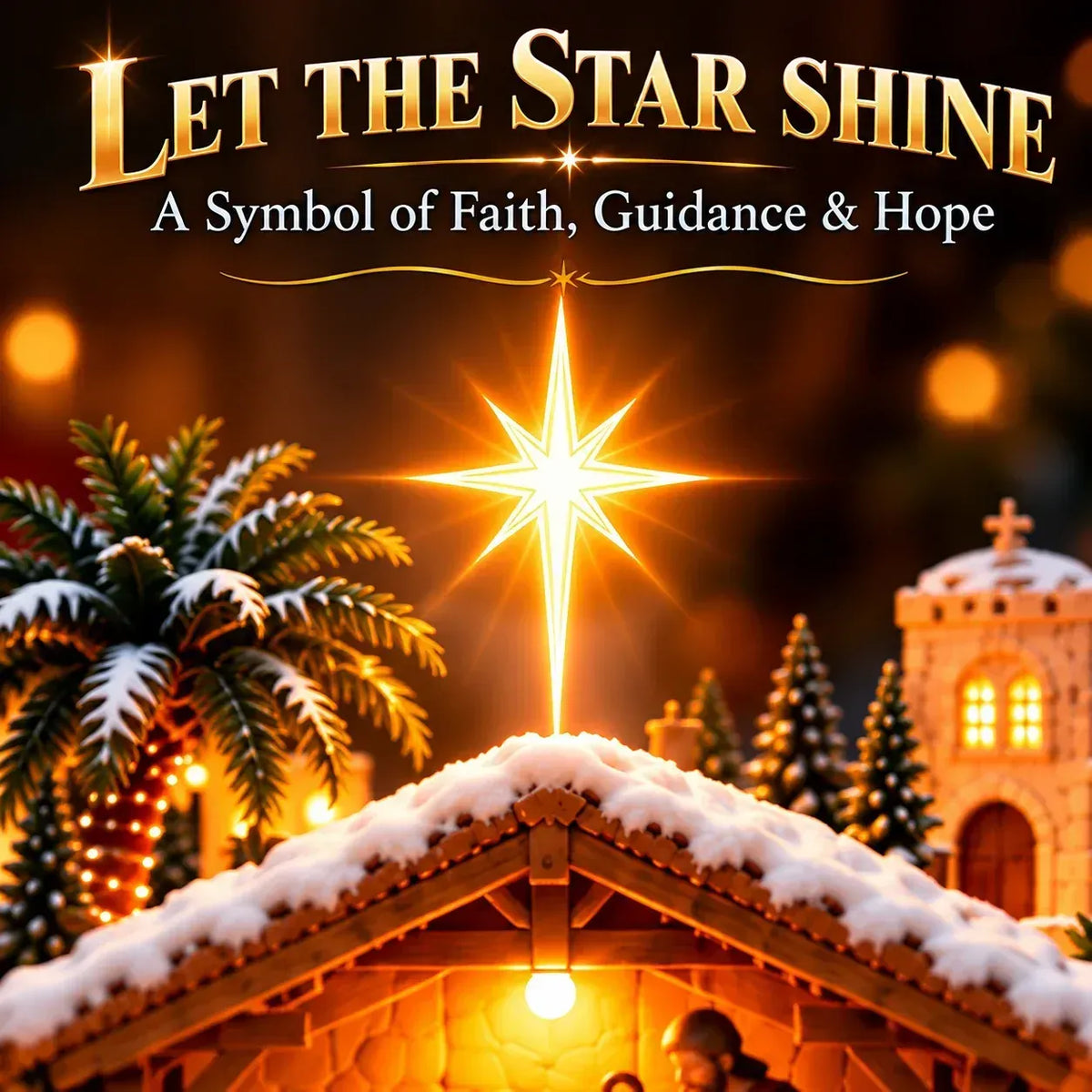 ✨Last Day 49% OFF🌟🎄'Journey of the Star of Bethlehem™' Illuminated Village