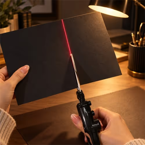 ✂️ Laser-Guided Scissors – Easier Straight-Line Cutting for Sewing & DIY Crafts ✨