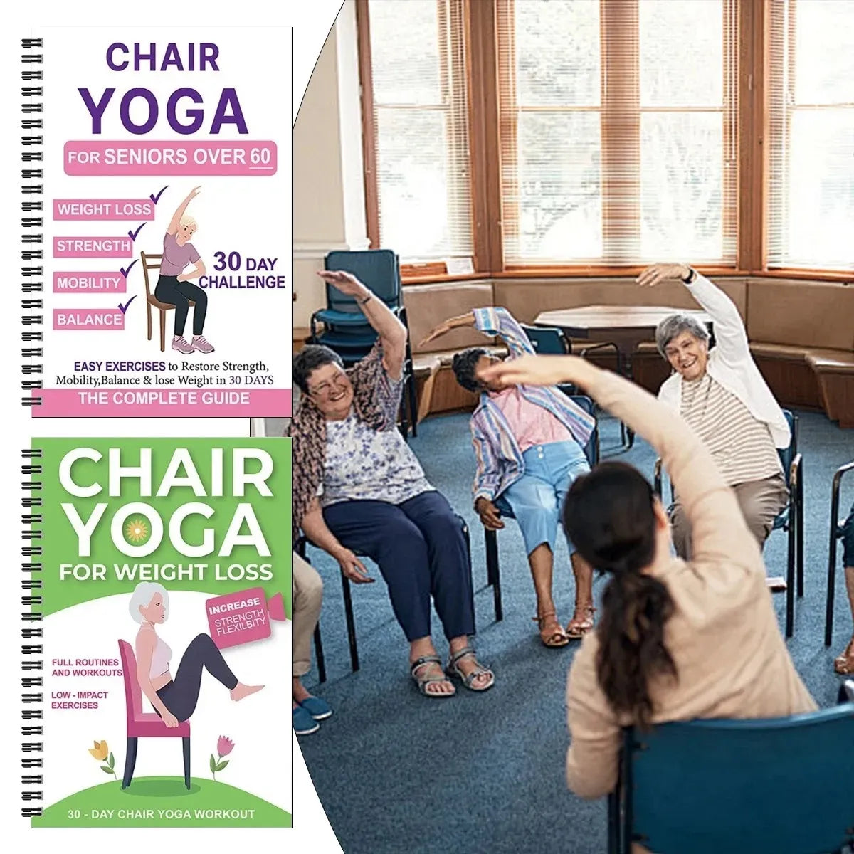 Chair Yoga for Seniors Over 60 – 40+ Gentle Exercises for Strength, Mobility & Balance