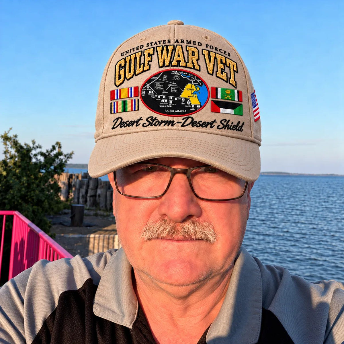 🇺🇸 Gulf War Veteran Tribute Cap – Operation Desert Storm 1990–1991