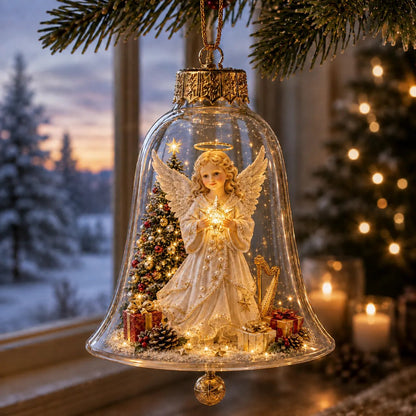 ✨🎄 Beleuchteter Weihnachtsschmuck – Leuchtende Mini-Weihnachtsszene