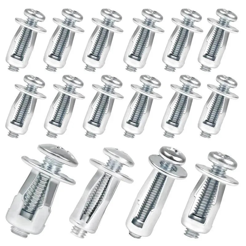 🌹🔩 30PCS/90PCS Button Rivet Locking Nuts Set
