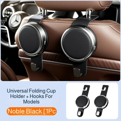 🚗📱 Foldable 2-in-1 Car Cup Holder & Phone Stand – Clip-On Vehicle Organizer ✨