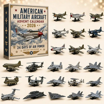 ✈️🇺🇸 2026 Military Aircraft Advent Calendar – 24 Days of Aviation Collectibles 🎄