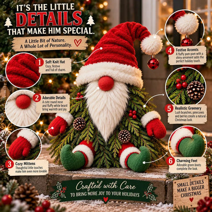 🎅 Who Says Gnomes Can't Be Christmas Trees? 🎄 – Adorable Christmas Gnome Porch Decoration