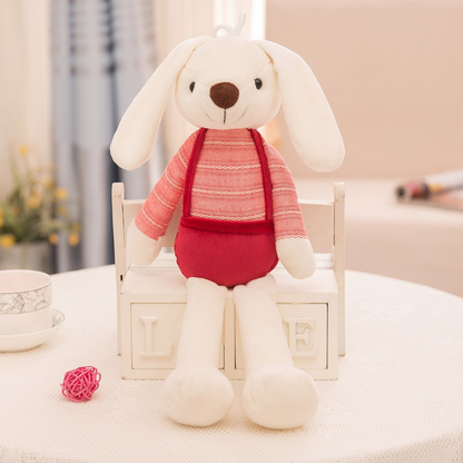 🐰 Personalized Handmade Bunny Plush with Custom Text – Soft Keepsake Gift for Baby & Newborn 🎁