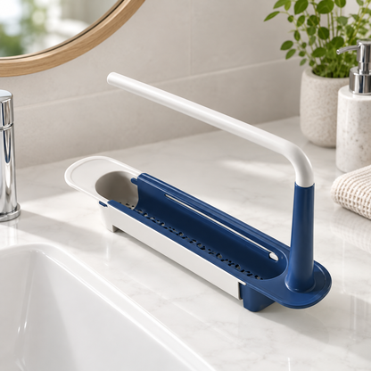🔥 50% OFF Today! Telescopic Sink Storage Rack — Organize Your Sink in Seconds ✨