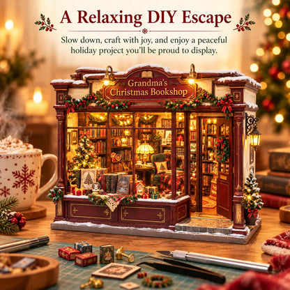 🎄 Build Your Own Grandma’s Christmas Bookshop Nook ✨