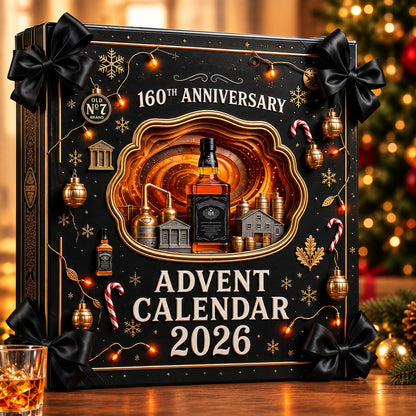 🥃 160th Anniversary Whiskey Bottle Advent Calendar 2026 – 24 Collectible Ornaments