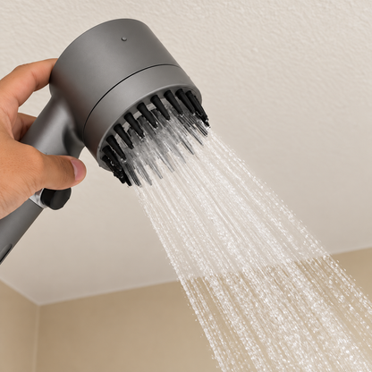 🚿 High-Pressure Filtered Shower Head – 3 Spray Modes, Pause Button & Replaceable Filter ✨