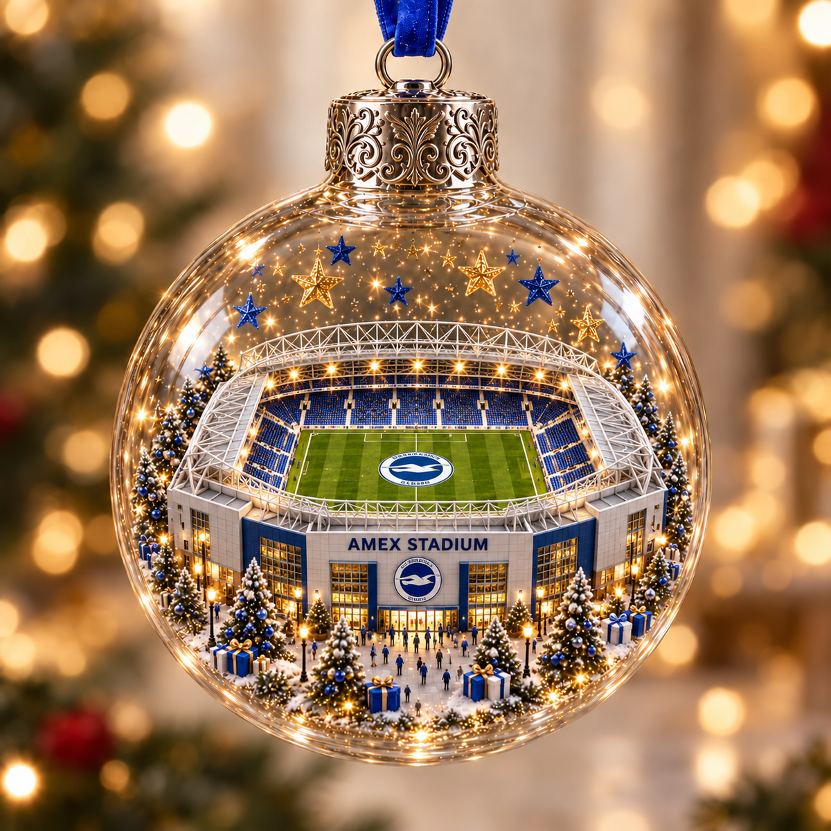 ⚽ Light-Up Football Stadium Christmas Ornament | 20 Styles – 16