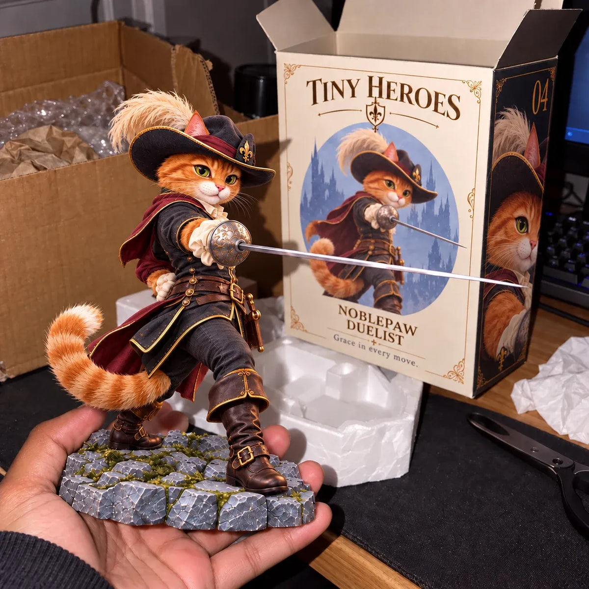 Tiny Heroes – Collection of fantasy animal figures 🐾⚔️