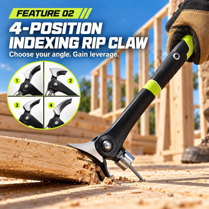🧰 Shock-Absorbing Claw Hammer | Rust Resistant Finish, One-Handed Magnetic Nail Assist
