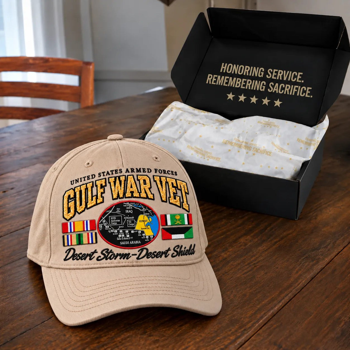 🇺🇸 Gulf War Veteran Tribute Cap – Operation Desert Storm 1990–1991