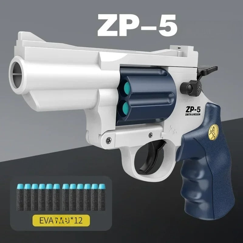 🎯 Realistic Toy Dart Revolver – Dart Blaster for Target Practice & Play ✨