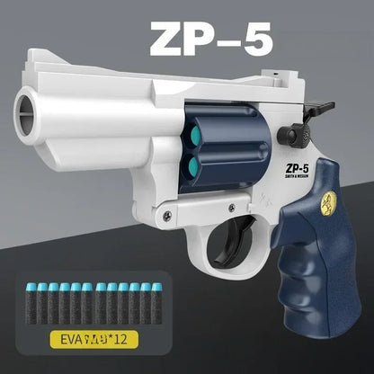 🎯 Realistic Toy Dart Revolver – Dart Blaster for Target Practice & Play ✨