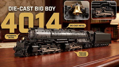 🚂 Big Boy 4014 – 85th Anniversary 3D Die-Cast Steam Locomotive Model✨