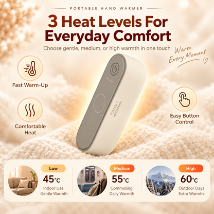 🔥 2-in-1 Magnetic Rechargeable Hand Warmers – Dual Pocket Warmer Set
