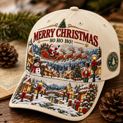 🎅🎄 “Merry Christmas – Ho Ho Ho!” Christmas Commemorative Cap
