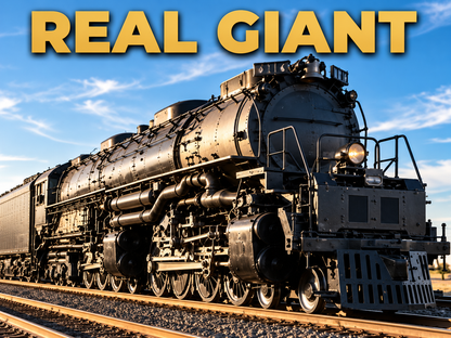 🚂 Big Boy 4014 – 85th Anniversary 3D Die-Cast Steam Locomotive Model✨