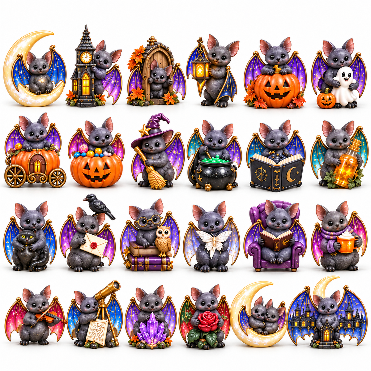 2026 Moonlit Bat Village Halloween Advent Calendar – 24 Unique  Bat Collectibles in a Deluxe Gift Box