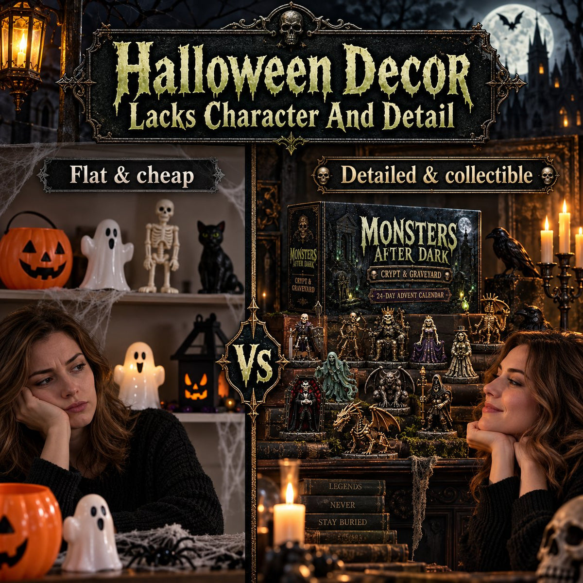 🎃 24 Days of Monsters After Dark – Crypt & Graveyard Countdown