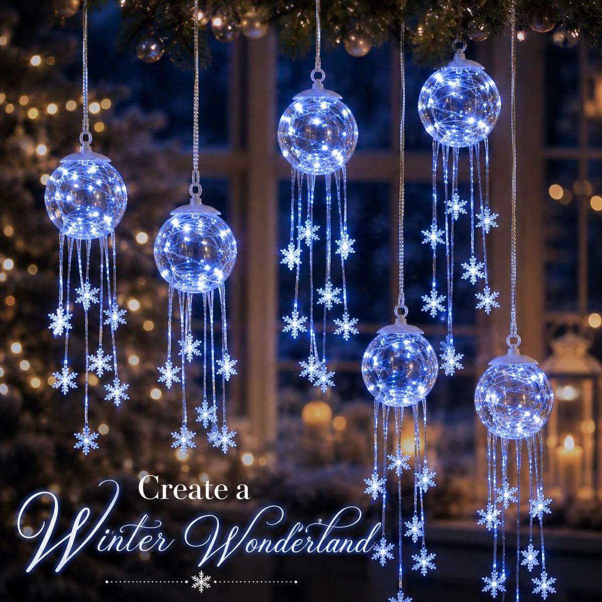 ❄️Winter Magic Snowflake Cascade