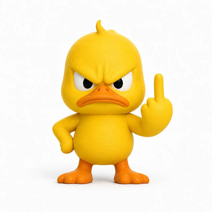 🦆 Angry Duck Desk Figurines – Sarcastic Funny Decor for Office & Home