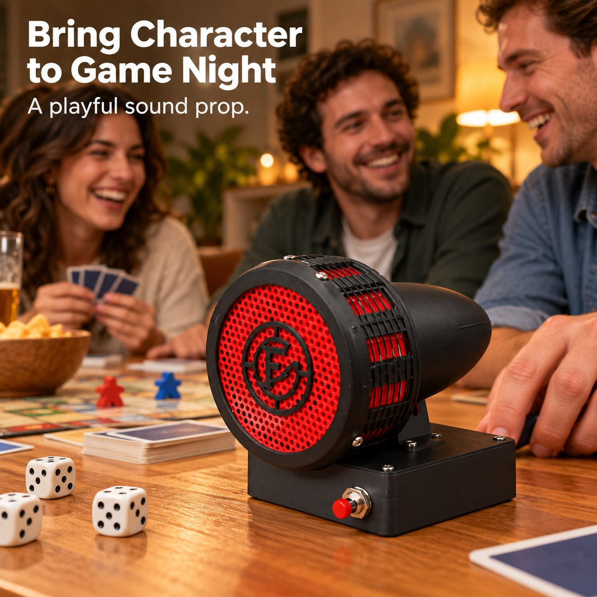 🔴Mini One-Button Siren Horn