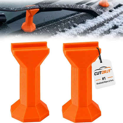 2 Pack Windshield Wiper Anti-Freeze Stands – 3D Printed PLA Wiper Protectors