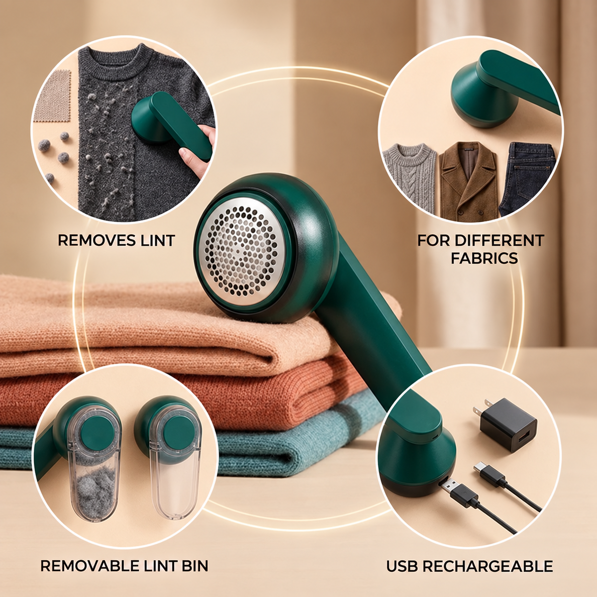 ✨ Electric Lint Remover – Make Clothes Look Like New in Seconds👕